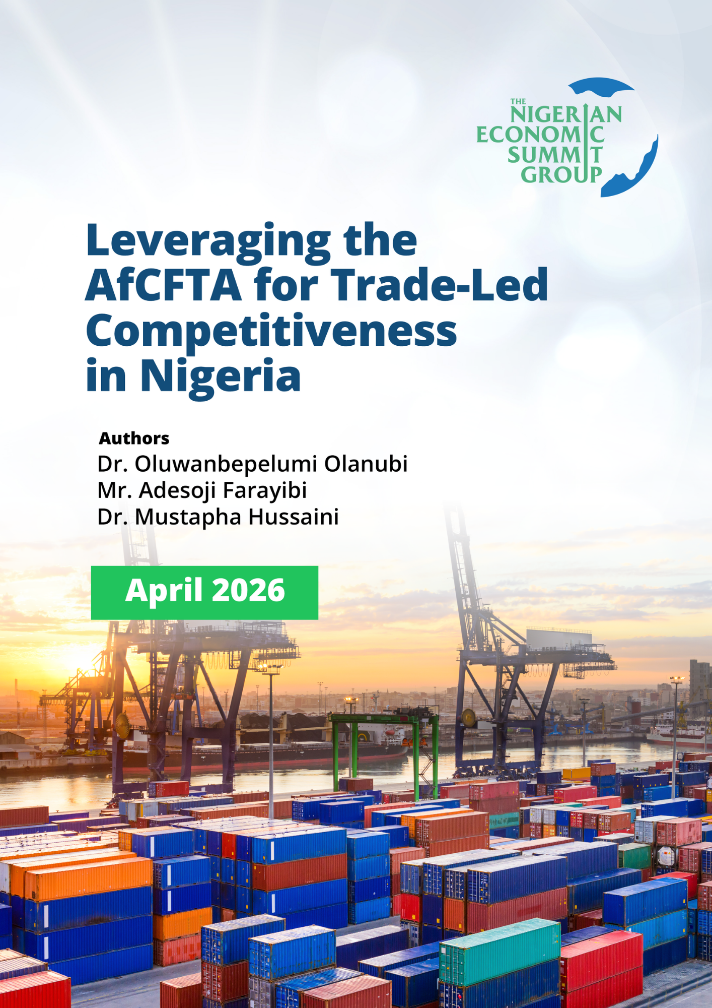 Leveraging the AfCFTA for trade-led competitiveness in Nigeria